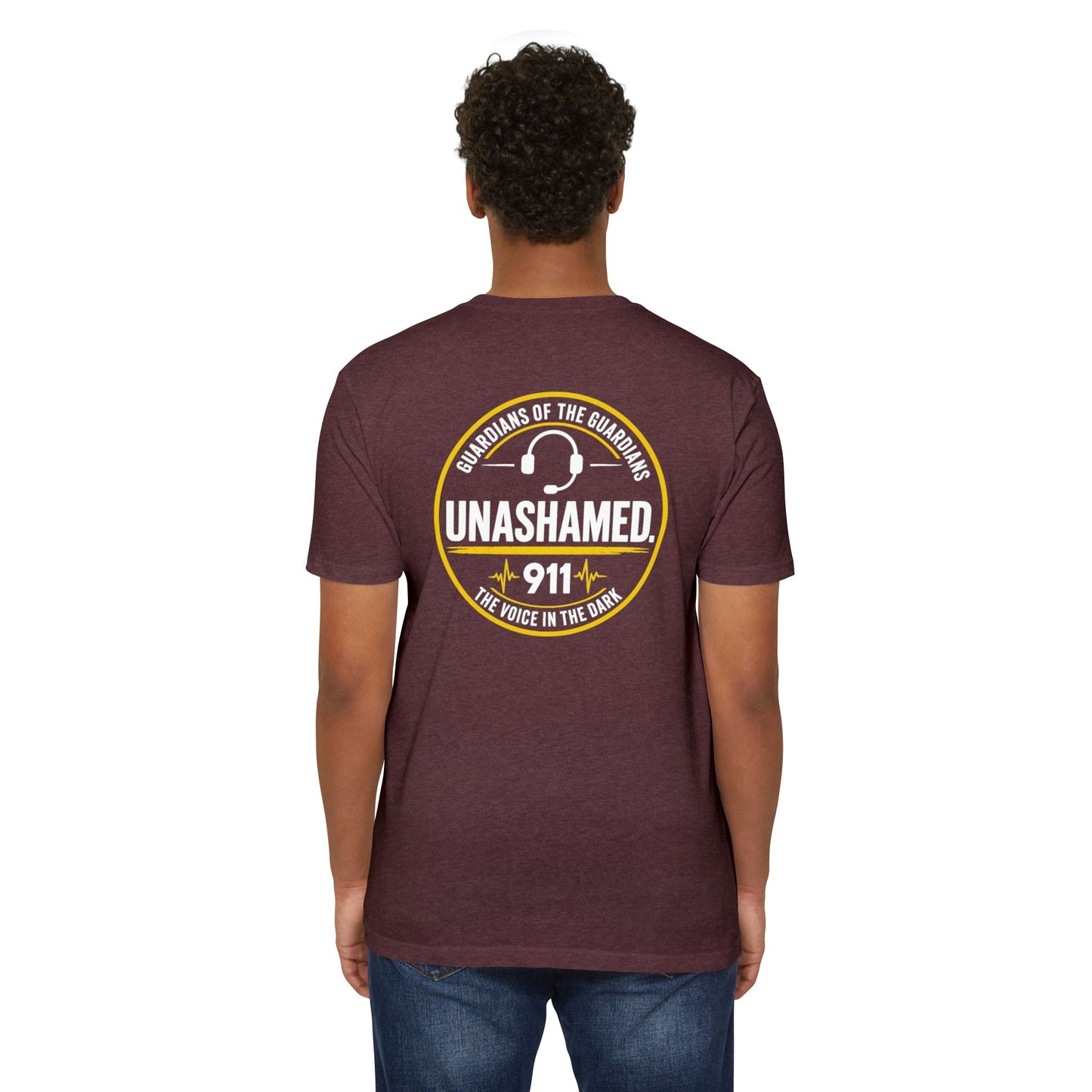 Unashamed 911 Dispatch T-Shirt – "Unashamed" Logo Back & Chest Patch