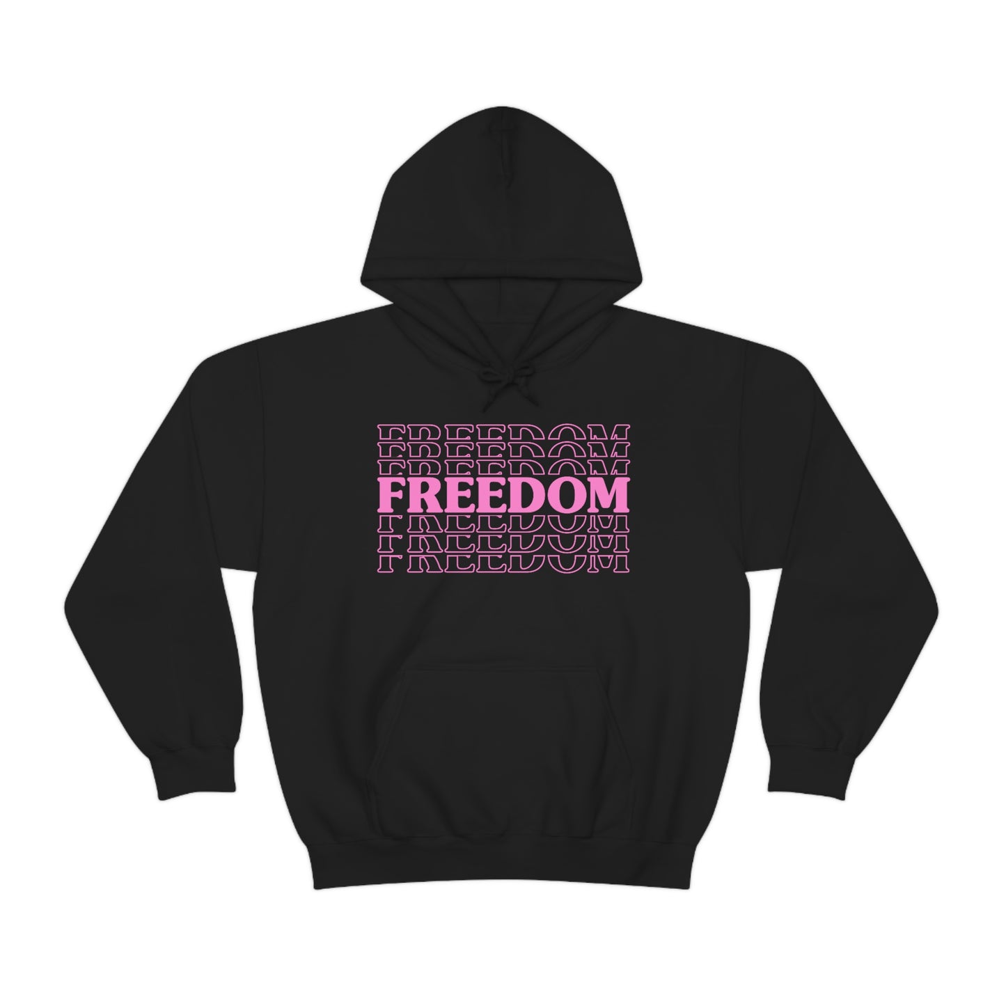 FREEDOM FREEDOM FREEDOM PINK (Unisex Heavy Blend™ Hoodie)