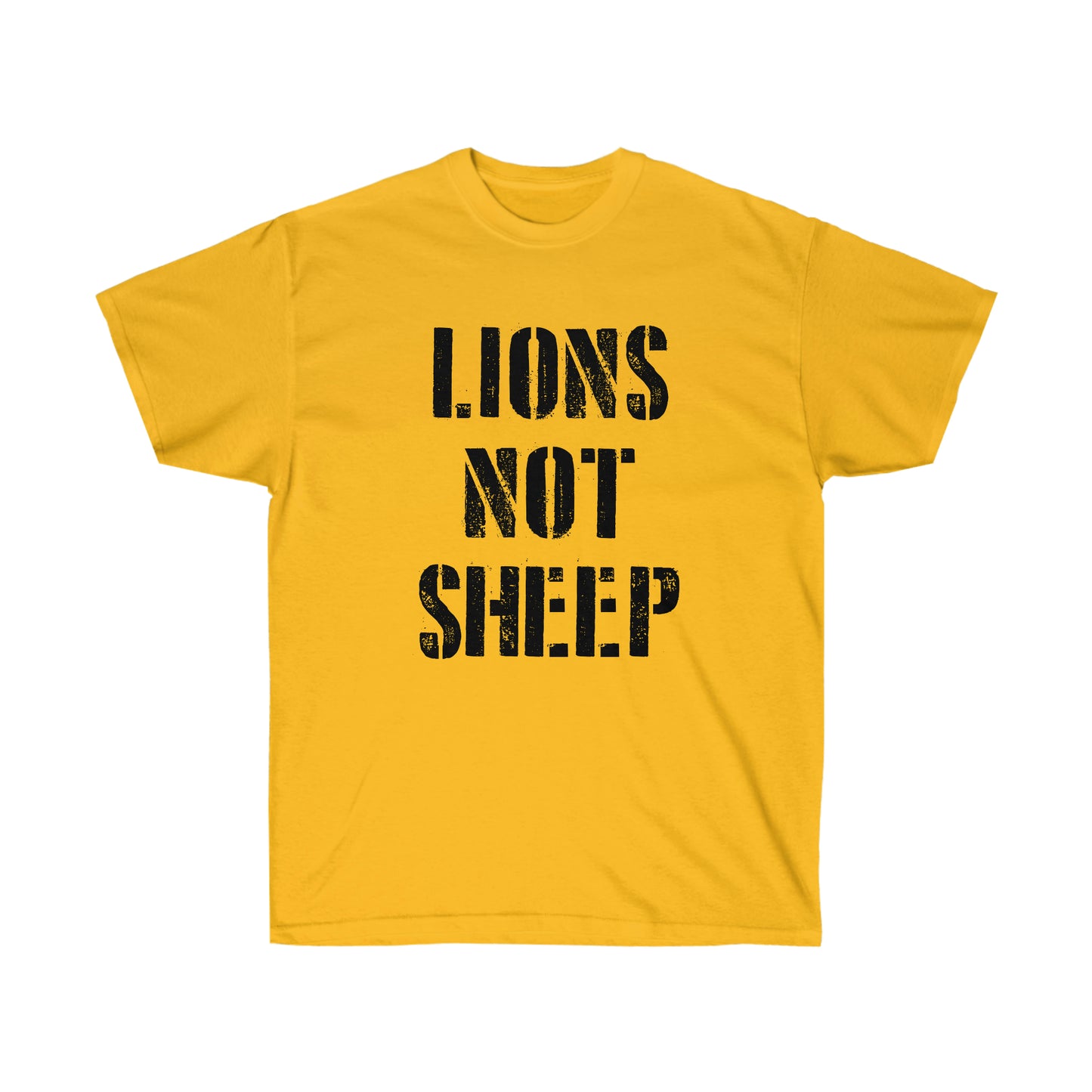 LIONS NOT SHEEP (Unisex Ultra Cotton Tee)
