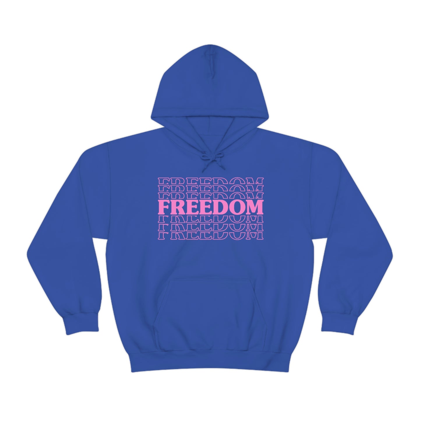 FREEDOM FREEDOM FREEDOM PINK (Unisex Heavy Blend™ Hoodie)