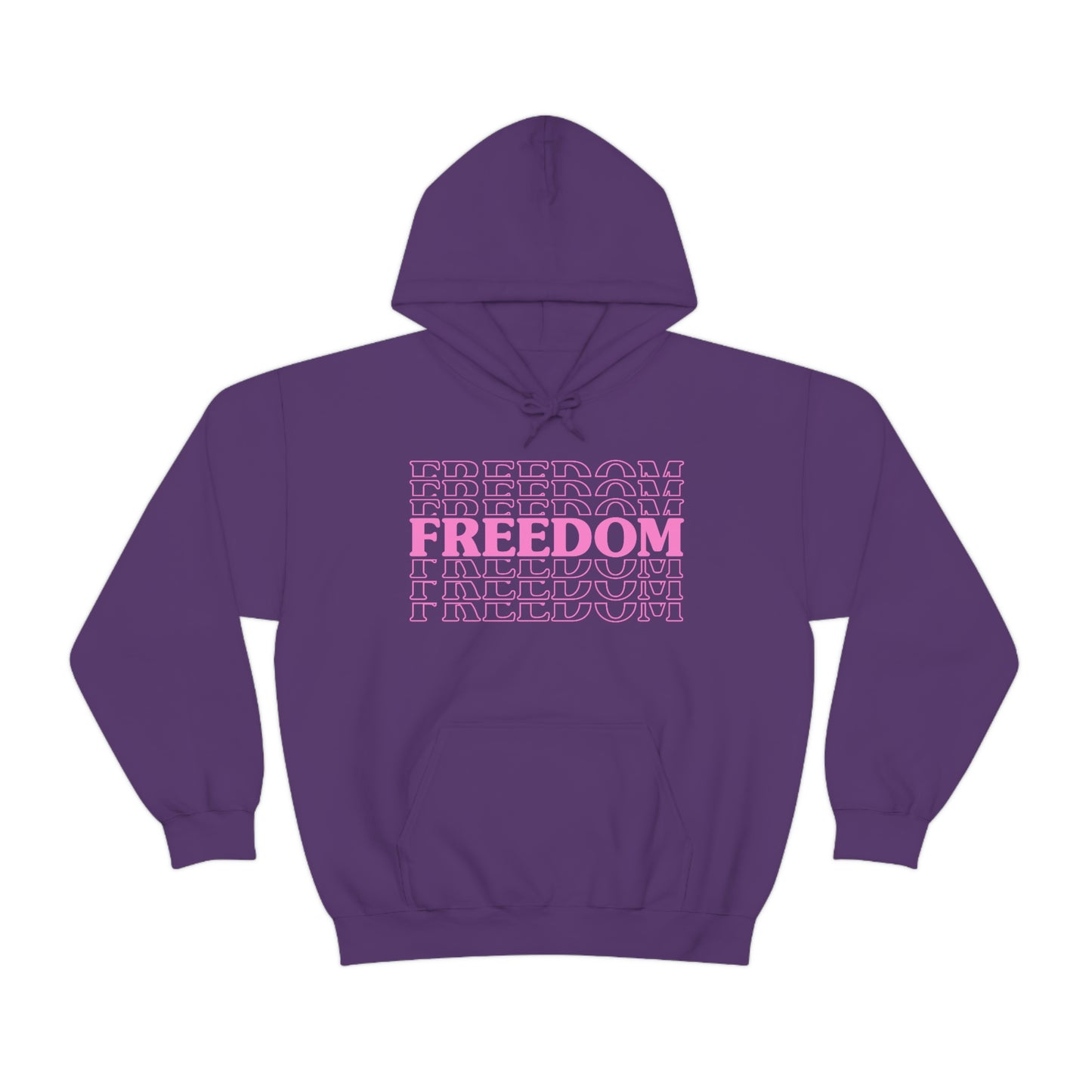 FREEDOM FREEDOM FREEDOM PINK (Unisex Heavy Blend™ Hoodie)