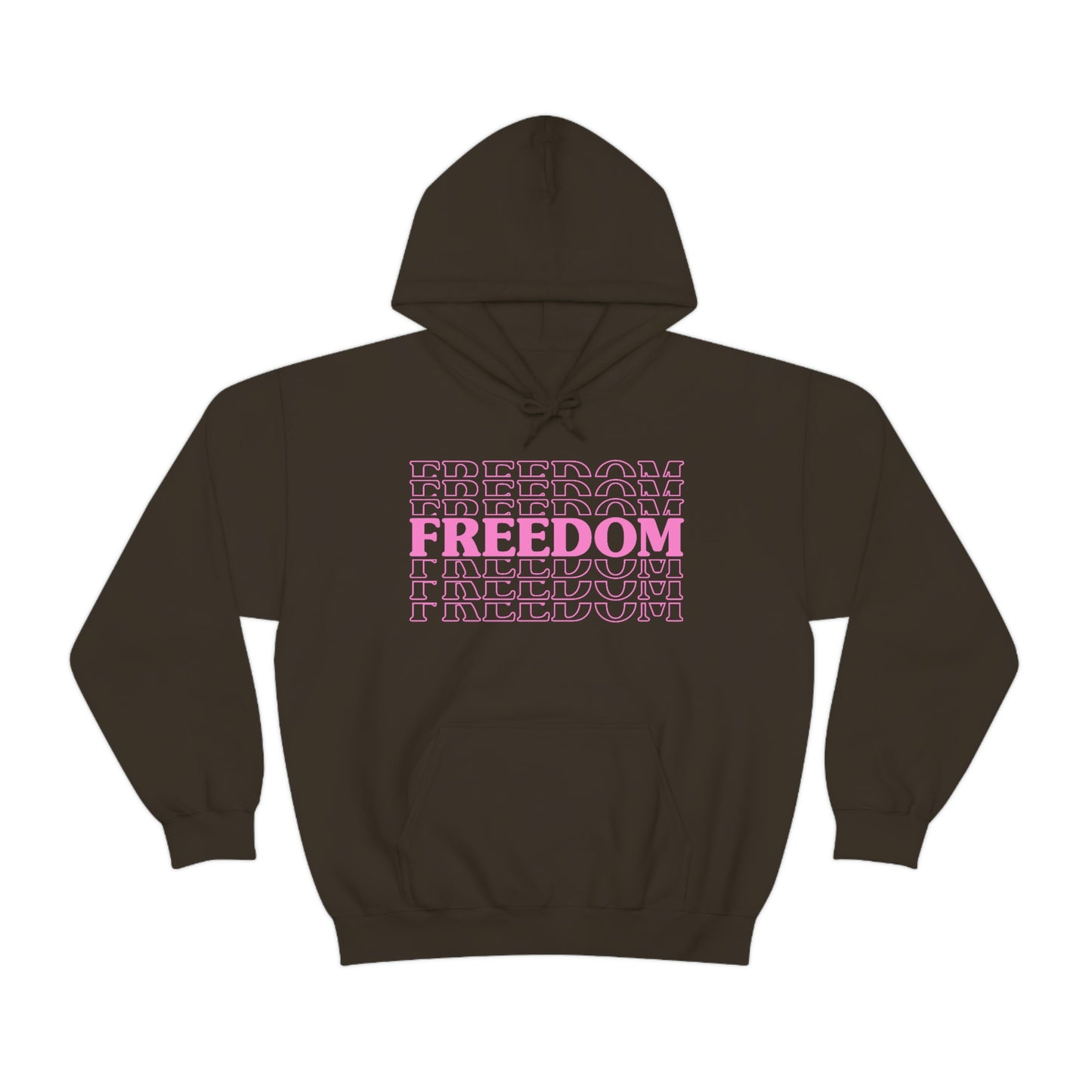 FREEDOM FREEDOM FREEDOM PINK (Unisex Heavy Blend™ Hoodie)