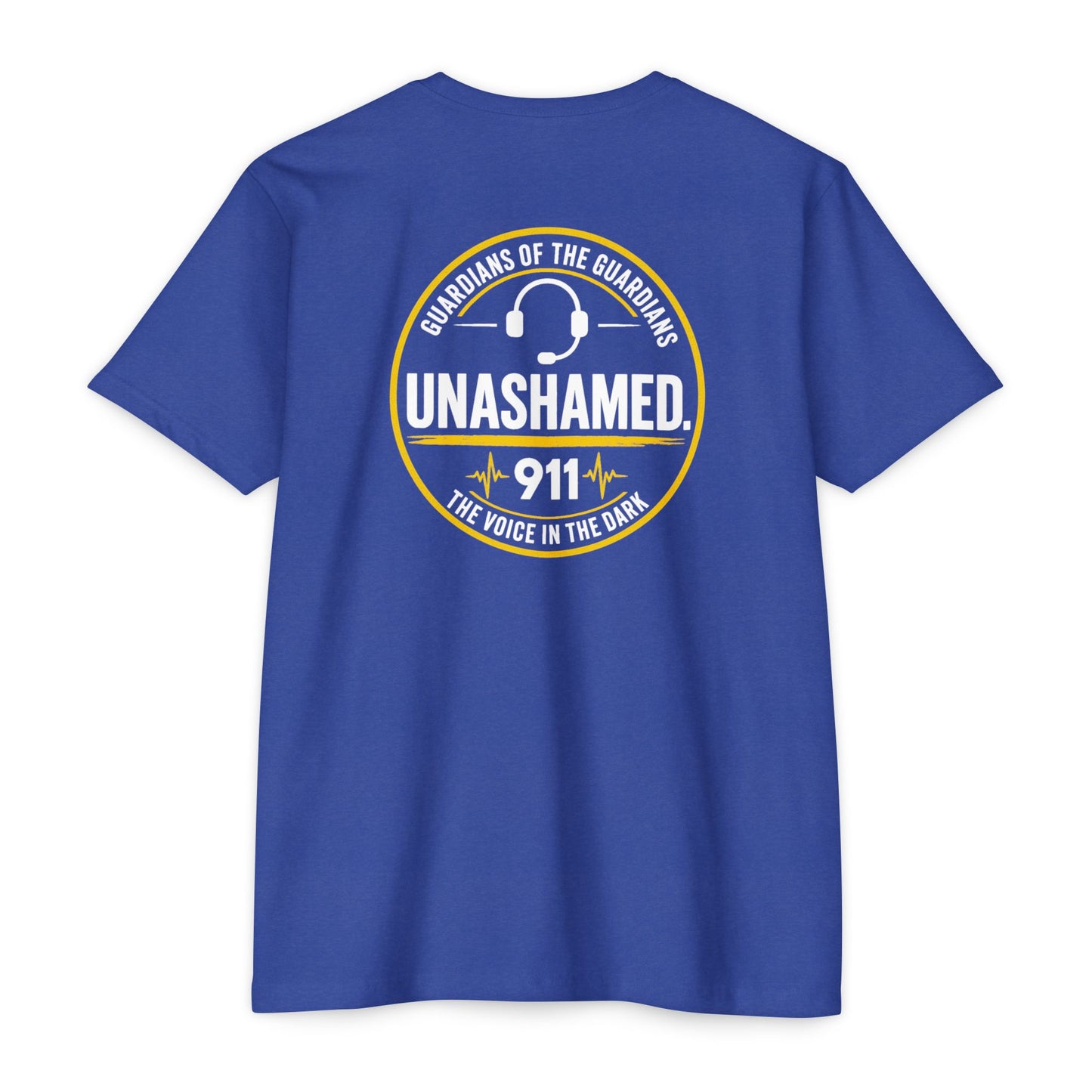Unashamed 911 Dispatch T-Shirt – "Unashamed" Logo Back & Chest Patch