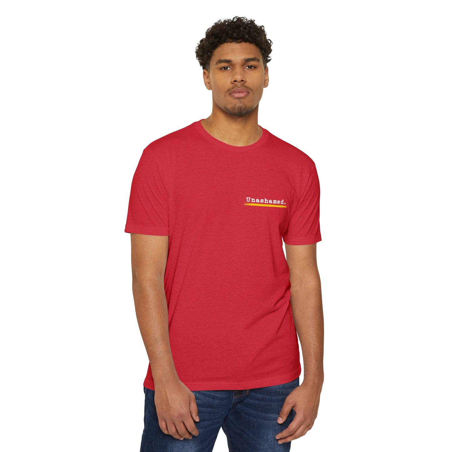 Unashamed 911 Dispatch T-Shirt – "Unashamed" Logo Back & Chest Patch
