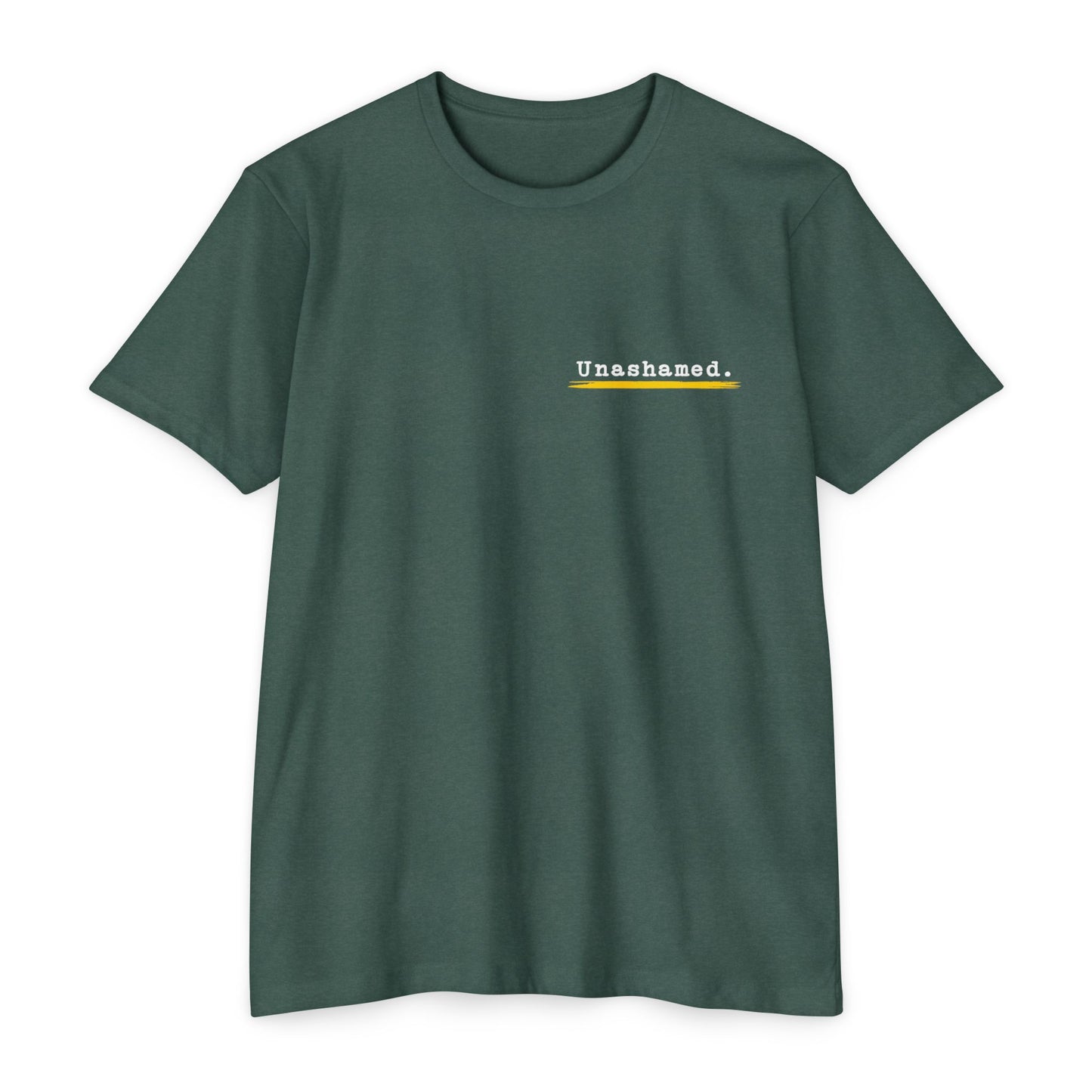 Unashamed 911 Dispatch T-Shirt – "Unashamed" Logo Back & Chest Patch