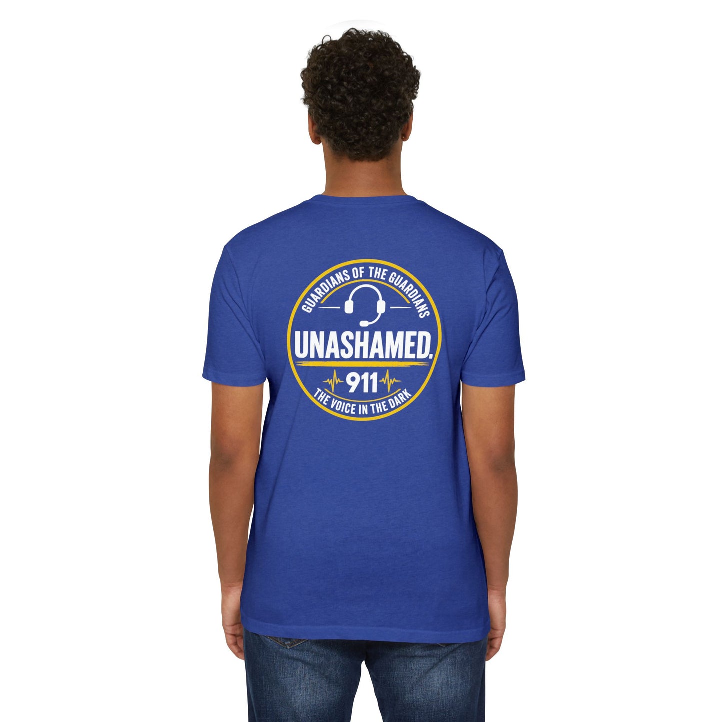 Unashamed 911 Dispatch T-Shirt – "Unashamed" Logo Back & Chest Patch