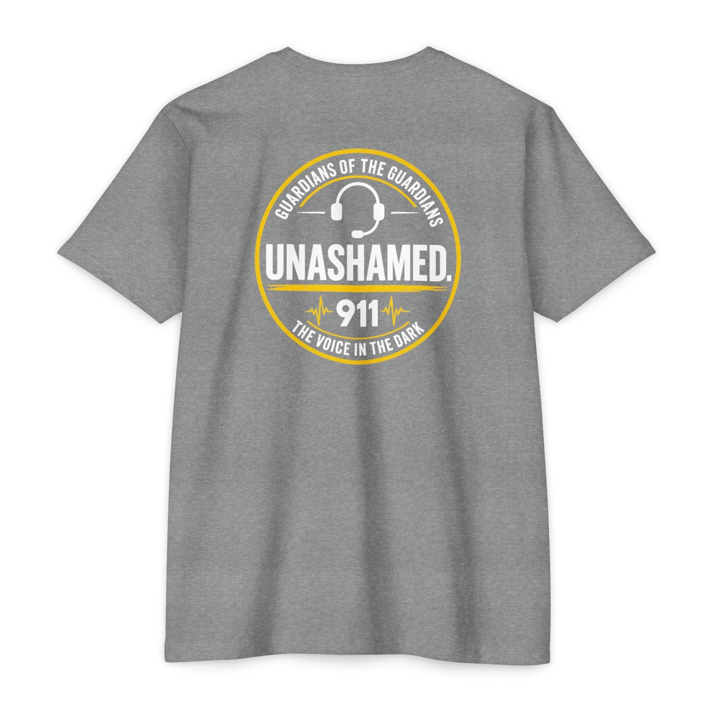 Unashamed 911 Dispatch T-Shirt – "Unashamed" Logo Back & Chest Patch