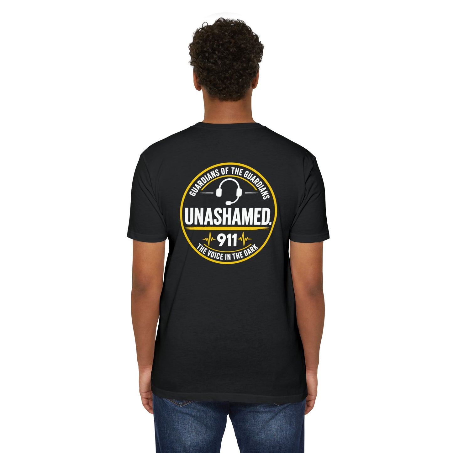 Unashamed 911 Dispatch T-Shirt – "Unashamed" Logo Back & Chest Patch