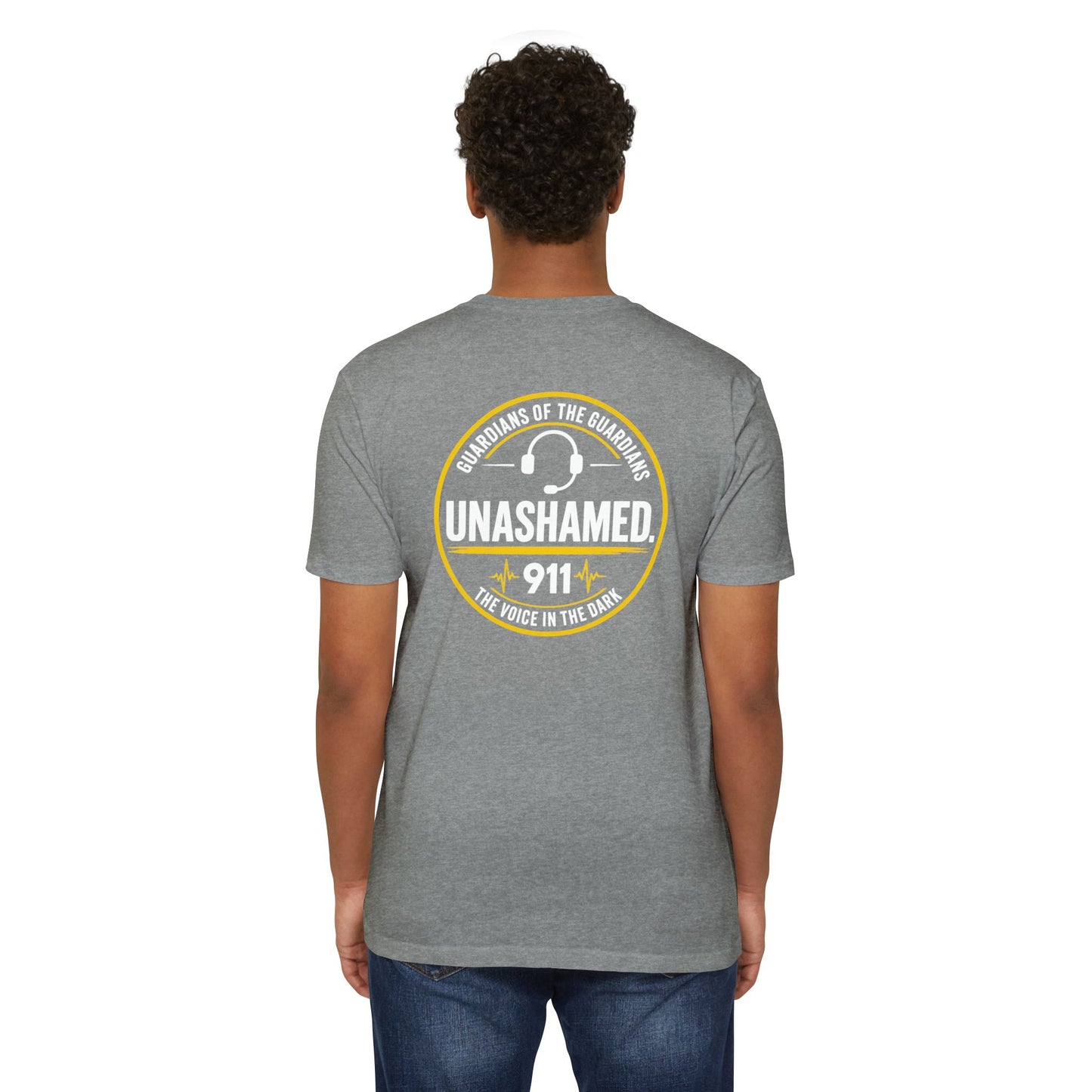 Unashamed 911 Dispatch T-Shirt – "Unashamed" Logo Back & Chest Patch