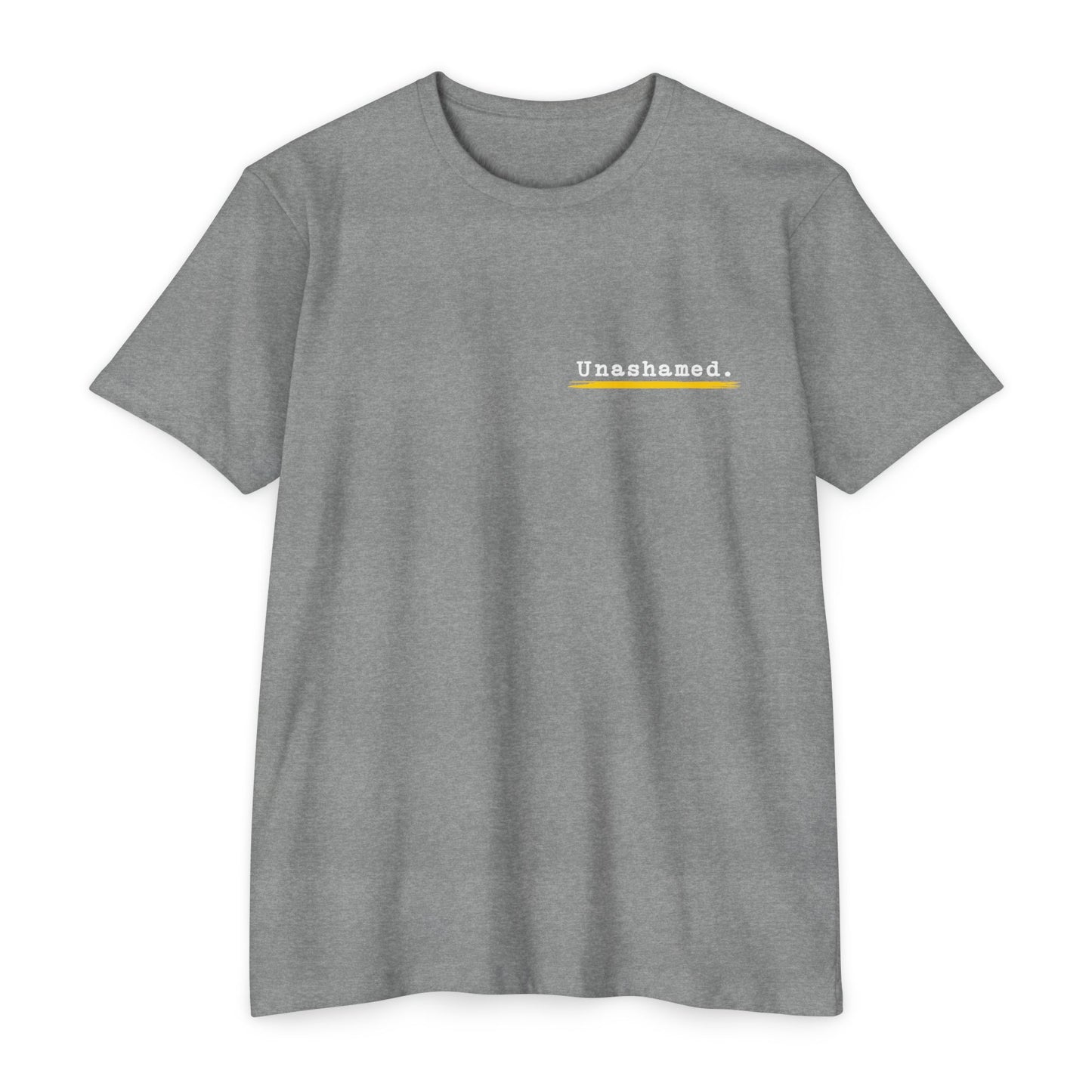 Unashamed 911 Dispatch T-Shirt – "Unashamed" Logo Back & Chest Patch