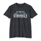STORIES IN THE STRUGGLE  Graphic Tee (Heartbeat Accent)