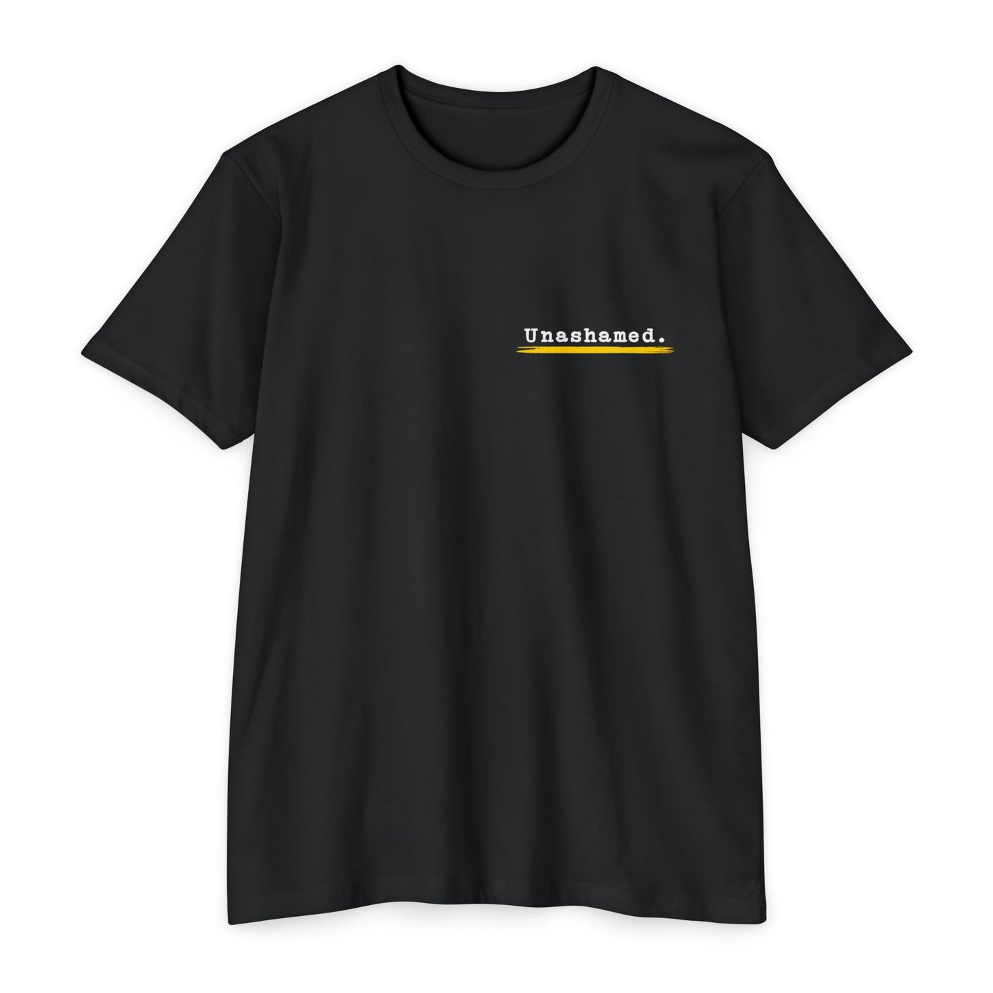 Unashamed 911 Dispatch T-Shirt – "Unashamed" Logo Back & Chest Patch