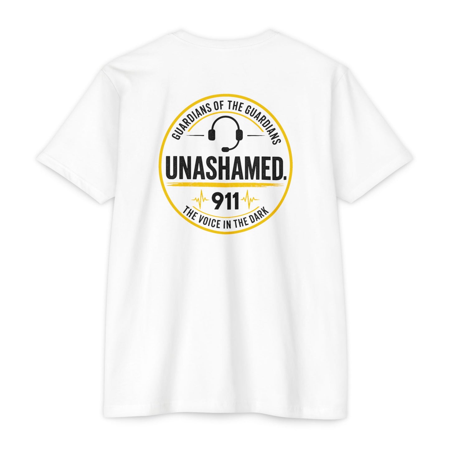 Unashamed 911 Dispatch T-Shirt – "Unashamed" Logo Back & Chest Patch