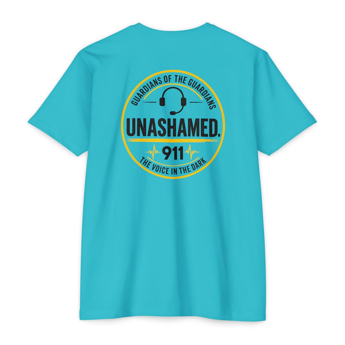 Unashamed 911 Dispatch T-Shirt – "Unashamed" Logo Back & Chest Patch