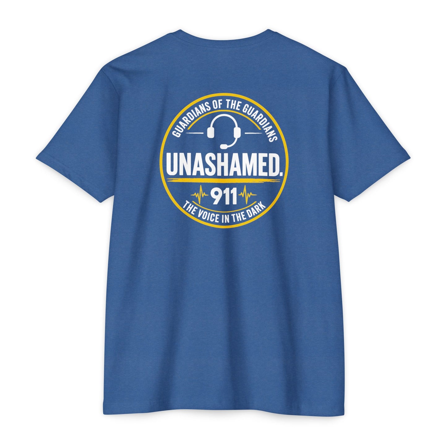 Unashamed 911 Dispatch T-Shirt – "Unashamed" Logo Back & Chest Patch
