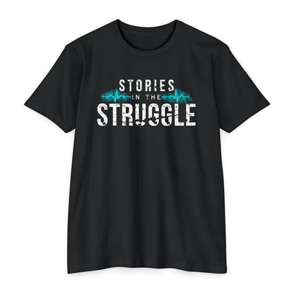 STORIES IN THE STRUGGLE  Graphic Tee (Heartbeat Accent)