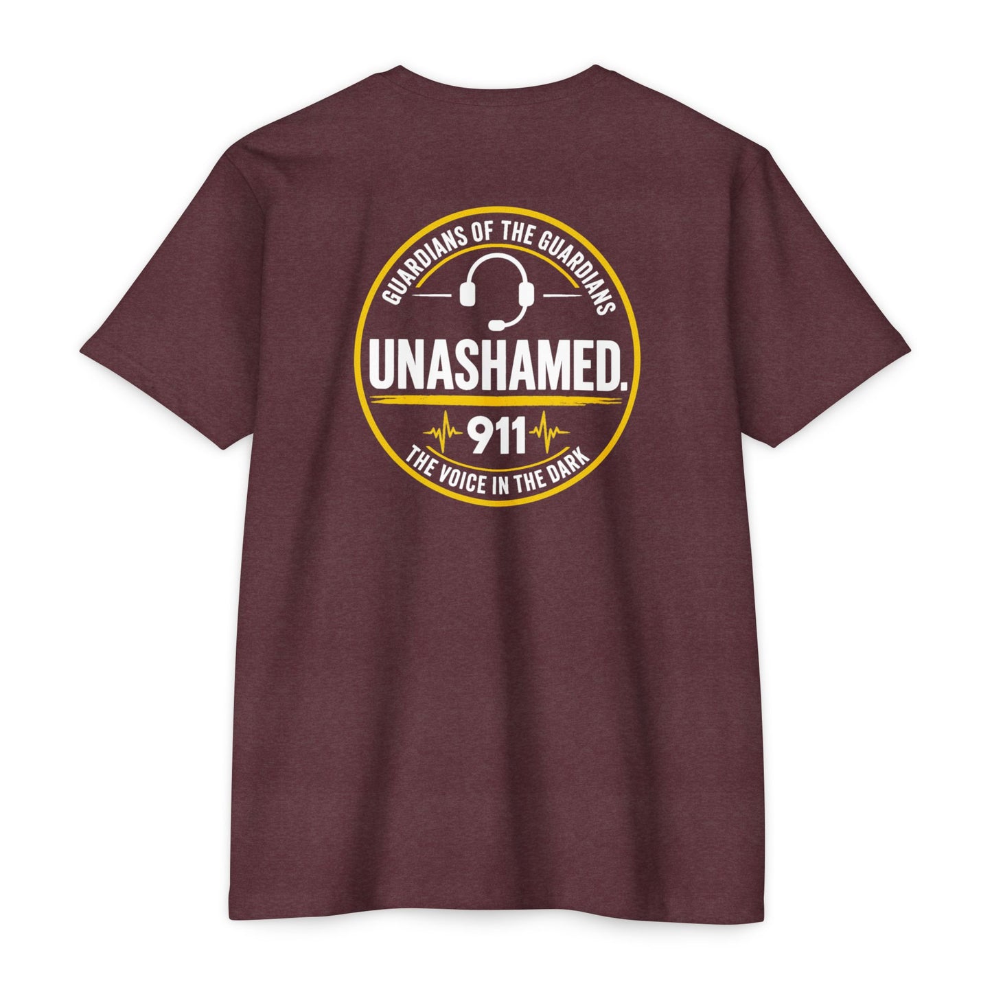 Unashamed 911 Dispatch T-Shirt – "Unashamed" Logo Back & Chest Patch