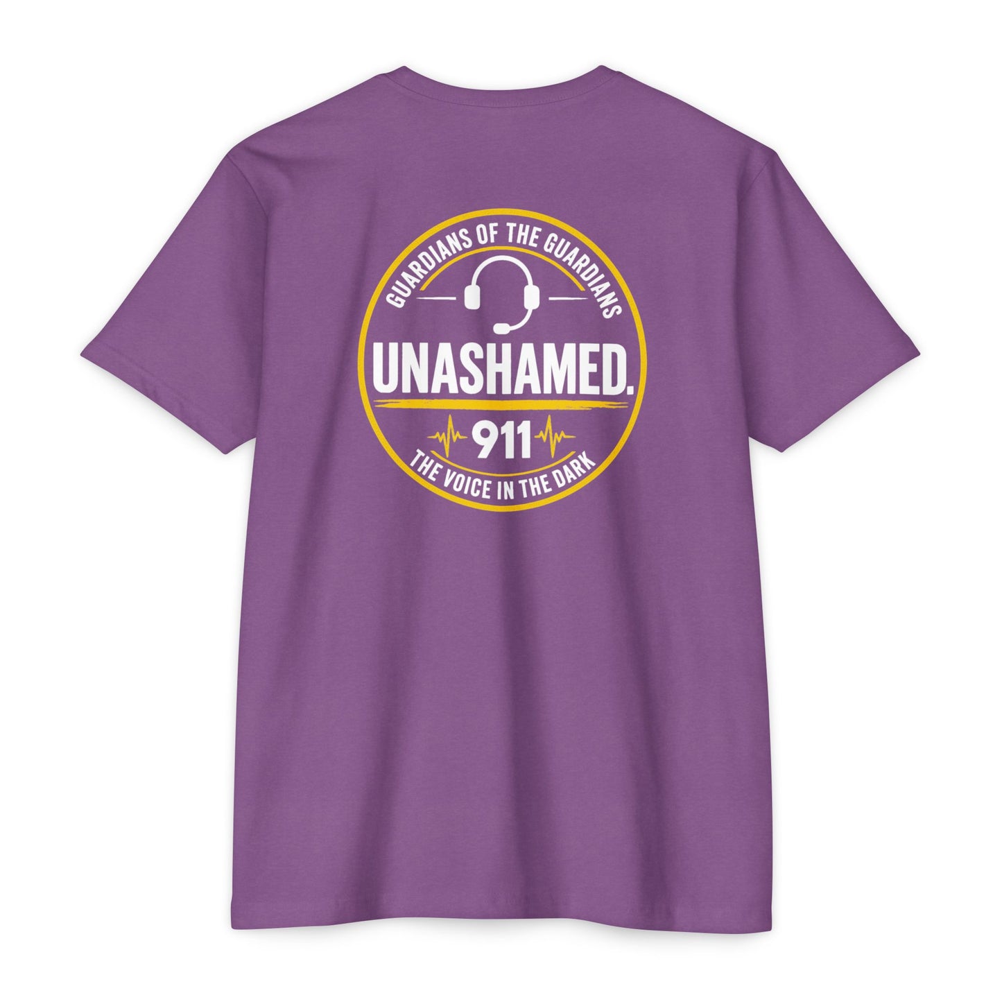 Unashamed 911 Dispatch T-Shirt – "Unashamed" Logo Back & Chest Patch