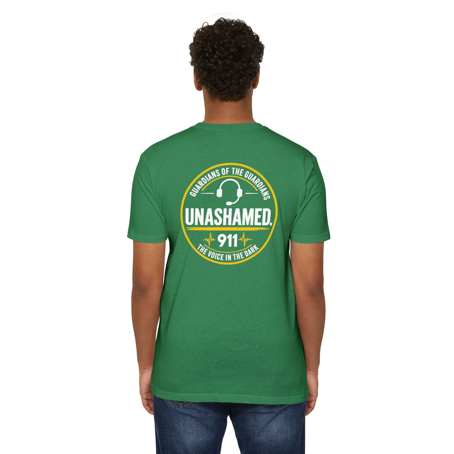 Unashamed 911 Dispatch T-Shirt – "Unashamed" Logo Back & Chest Patch