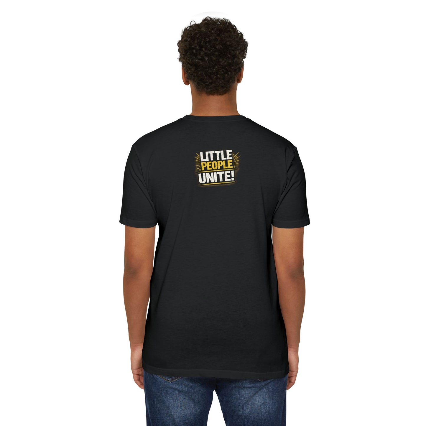 Melissa Special Design! Short Height T-Shirt — "I'm Not Short, I'm Space Saving" Funny Little People Unite Tee