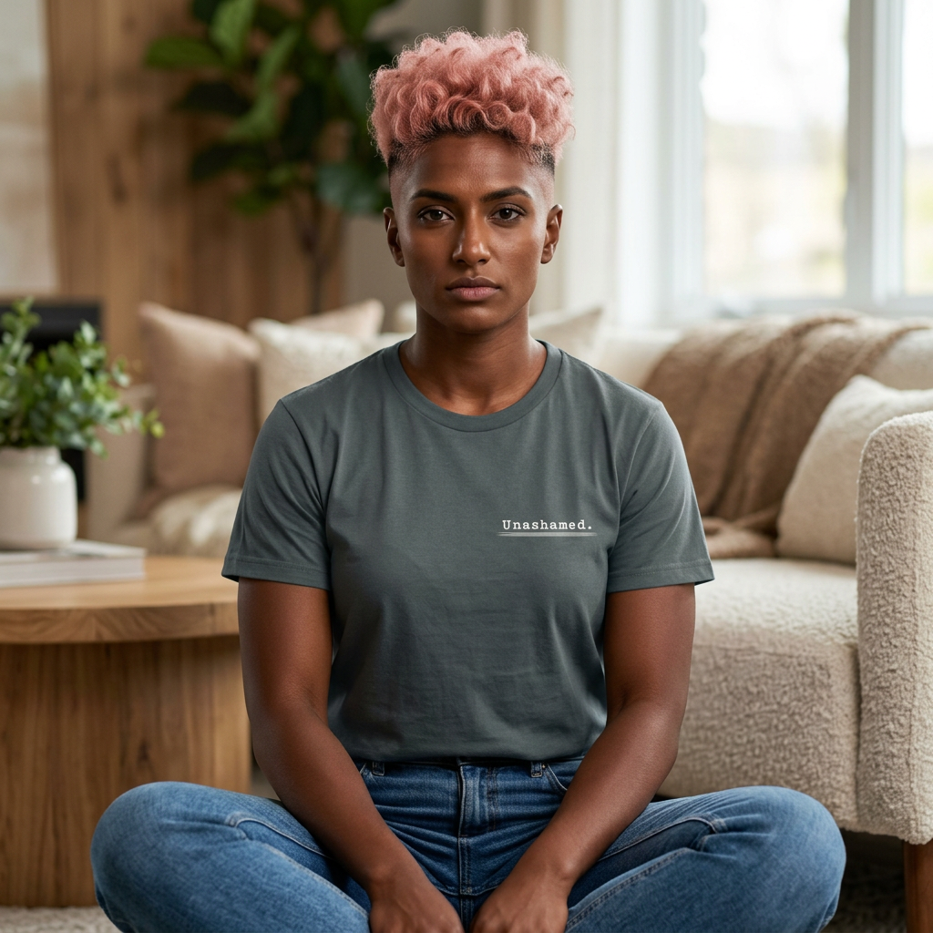 Unashamed T-Shirt — 'No Guns, Just Guts' Handcuffs Corrections Design