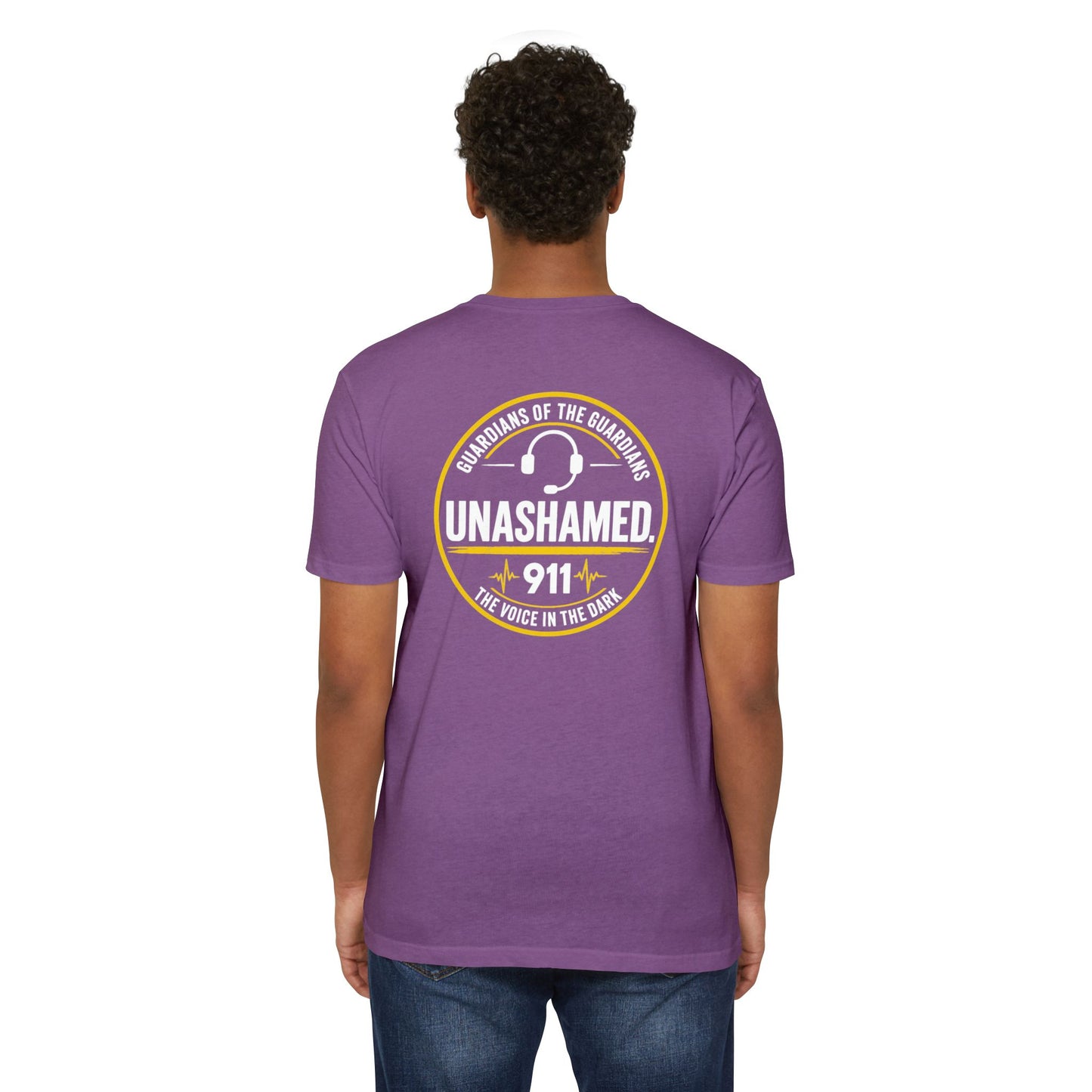 Unashamed 911 Dispatch T-Shirt – "Unashamed" Logo Back & Chest Patch