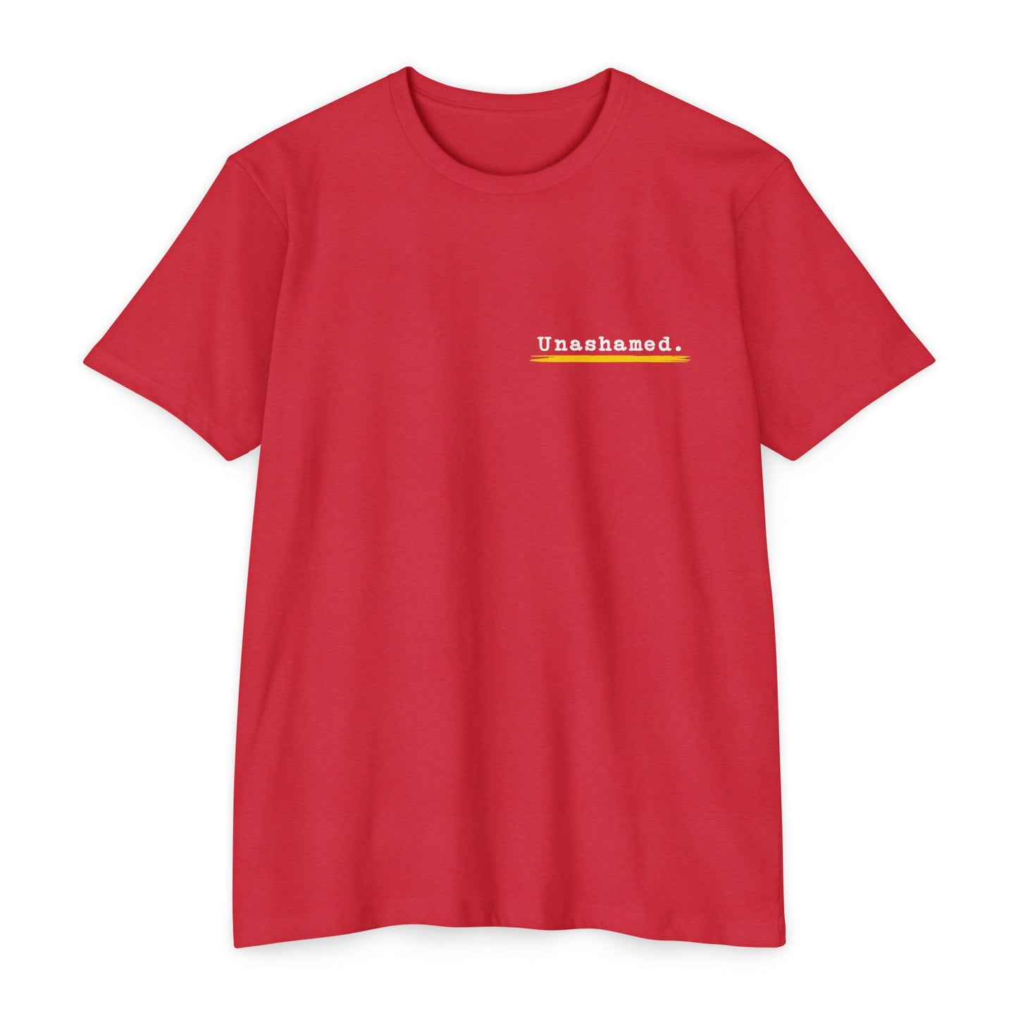 Unashamed 911 Dispatch T-Shirt – "Unashamed" Logo Back & Chest Patch