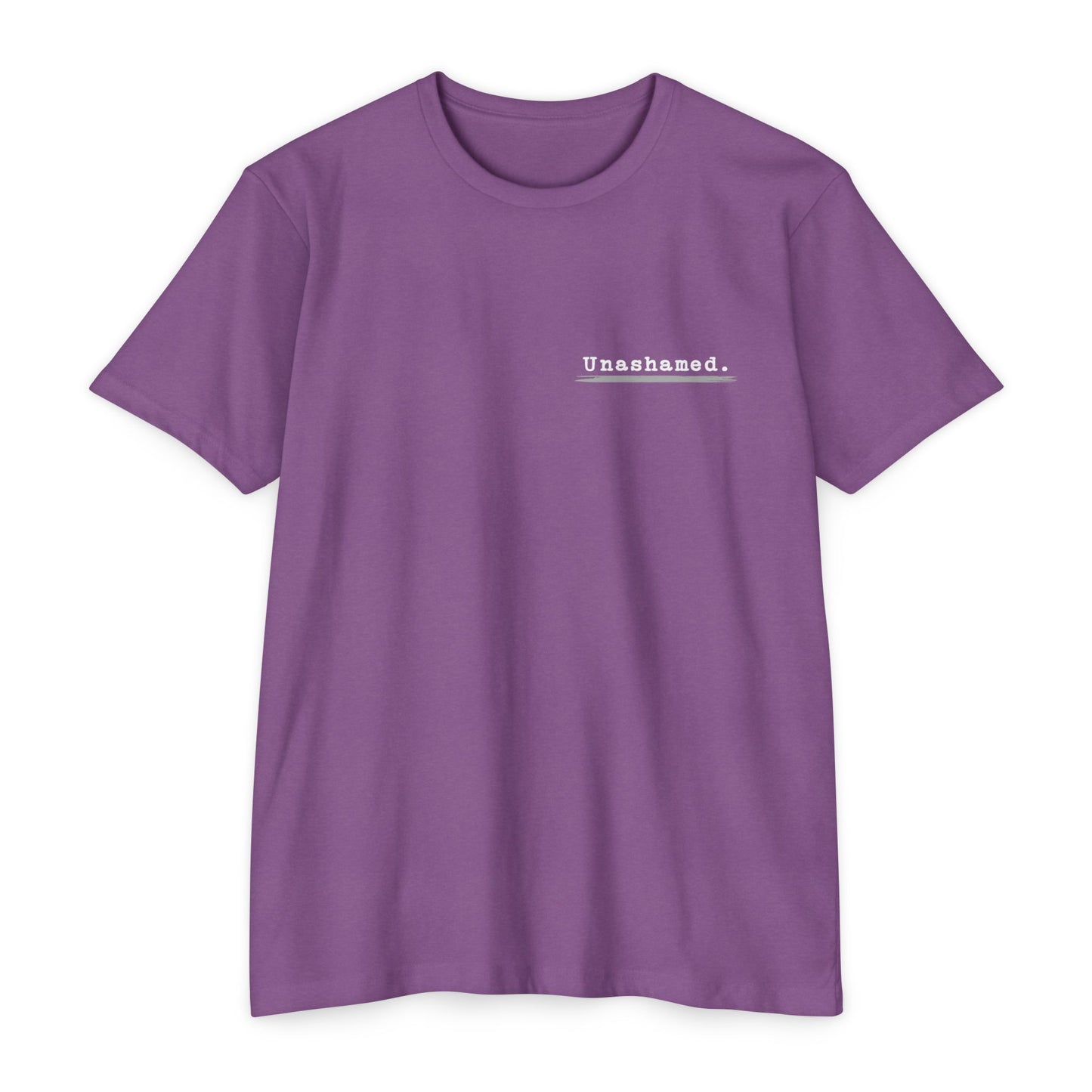 Unashamed T-Shirt — 'No Guns, Just Guts' Handcuffs Corrections Design