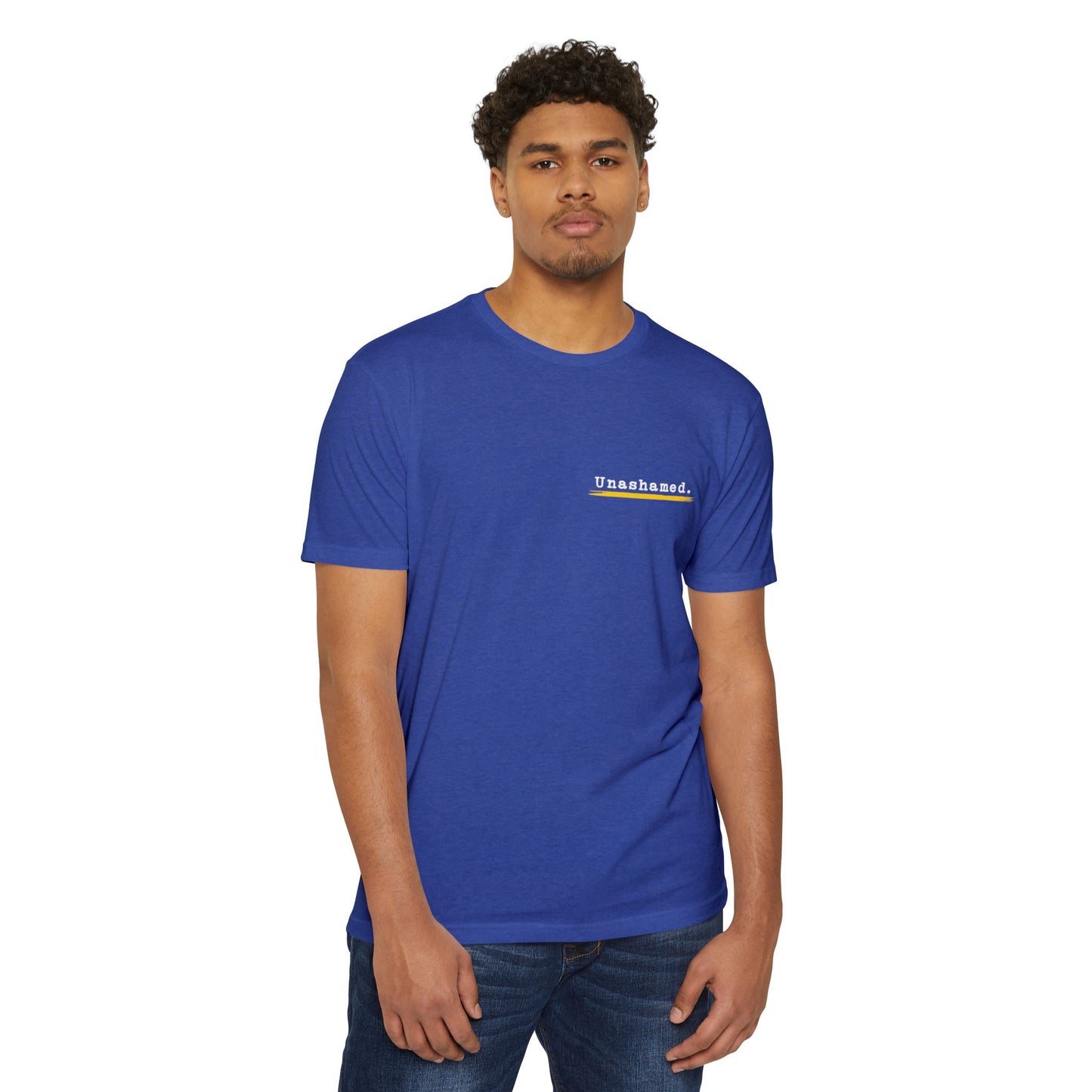 Unashamed 911 Dispatch T-Shirt – "Unashamed" Logo Back & Chest Patch
