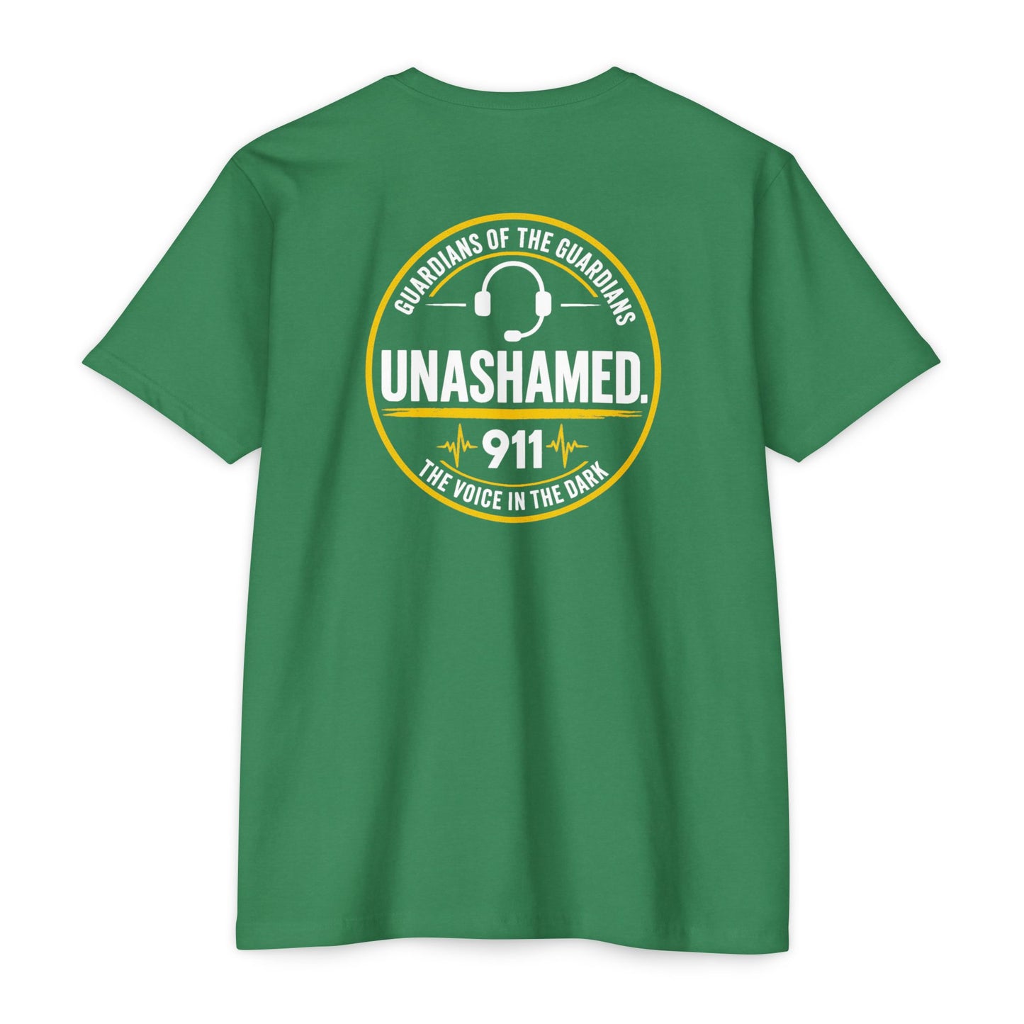 Unashamed 911 Dispatch T-Shirt – "Unashamed" Logo Back & Chest Patch