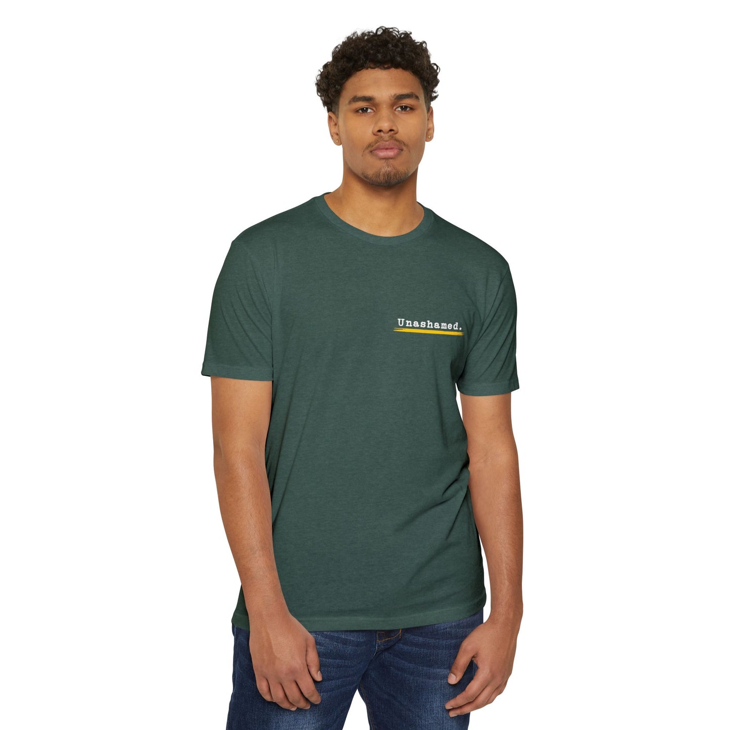 Unashamed 911 Dispatch T-Shirt – "Unashamed" Logo Back & Chest Patch