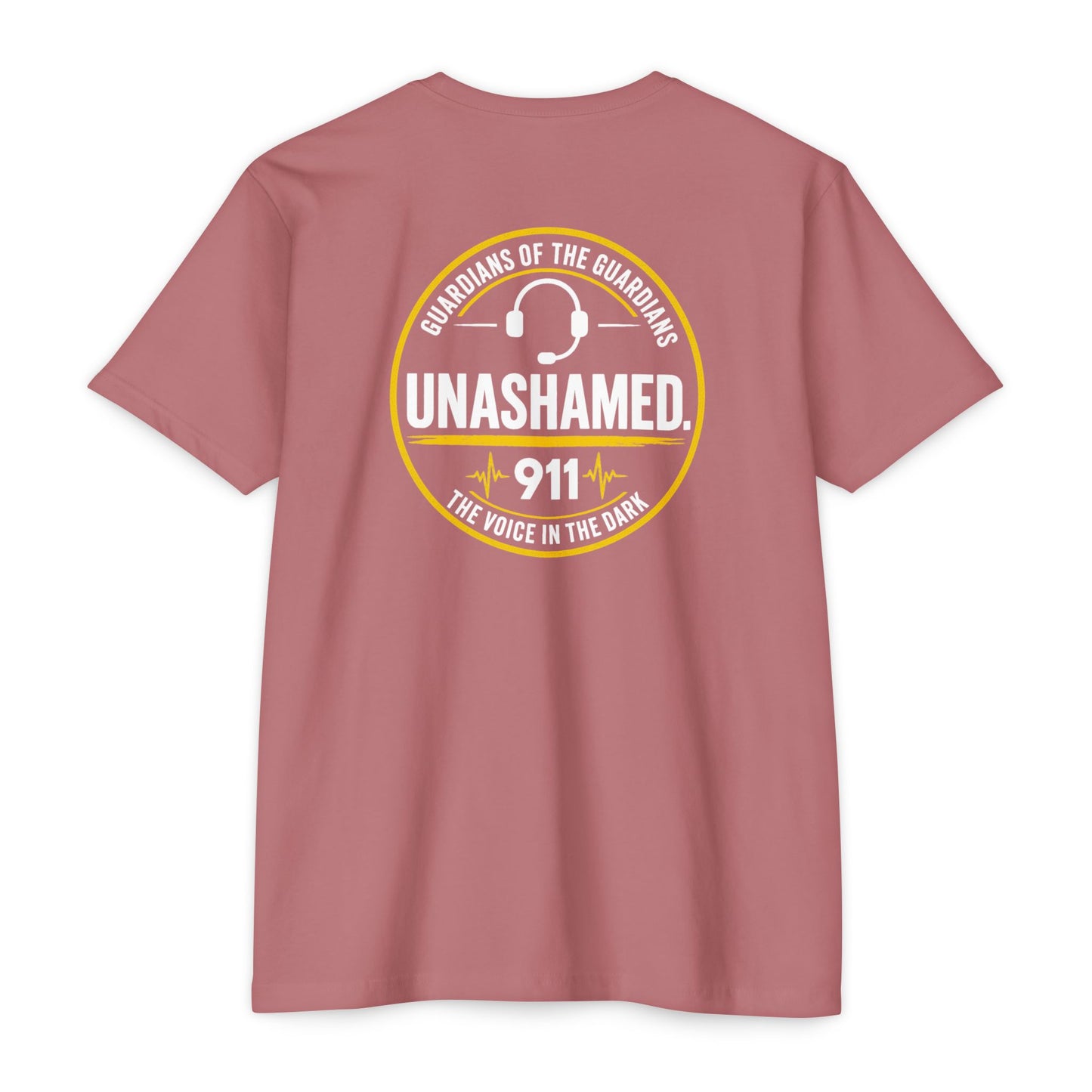 Unashamed 911 Dispatch T-Shirt – "Unashamed" Logo Back & Chest Patch