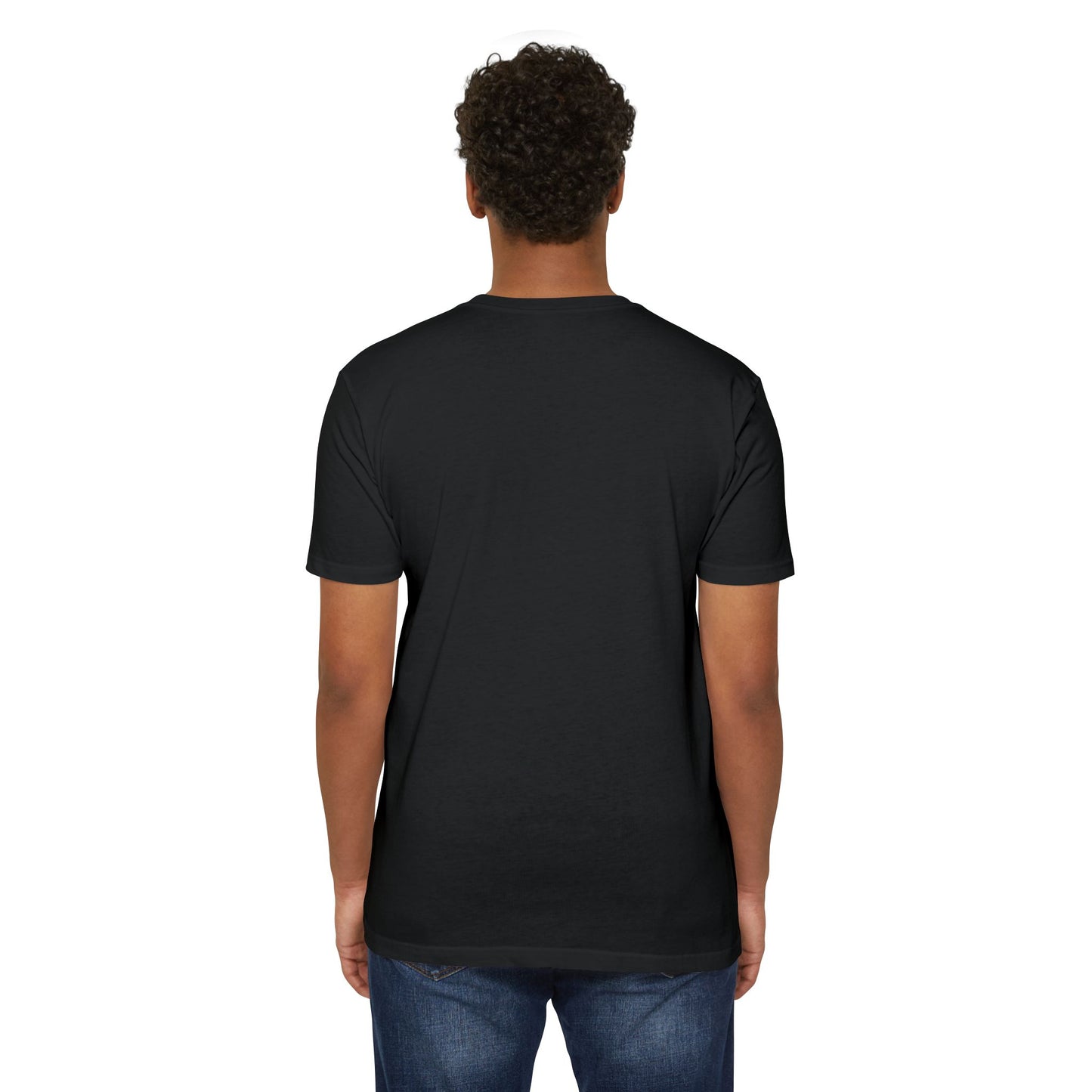 Firefighter Distressed American Flag T-Shirt — Vertical Distressed Thin Red Line Tee