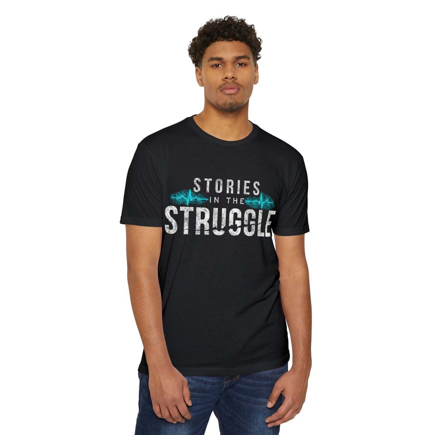 T-shirt — Heroes in the Struggle Graphic Tee (Heartbeat Accent)