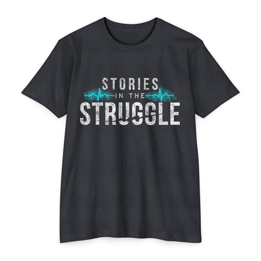 T-shirt — Heroes in the Struggle Graphic Tee (Heartbeat Accent)