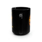 I WALKED ON FIRE IN 2023 (Black Mug, 15oz)