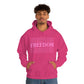 FREEDOM FREEDOM FREEDOM PINK (Unisex Heavy Blend™ Hoodie)